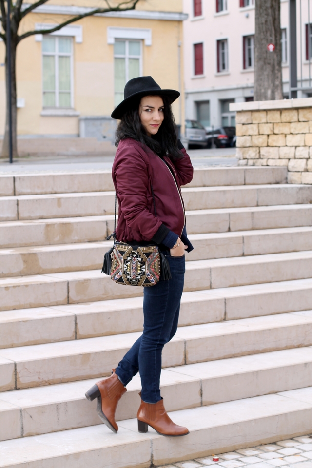 Bordeaux Bomber - Le bazar d'Alison - Blog Lifestyle, Z?�ro D?�chet et Kids