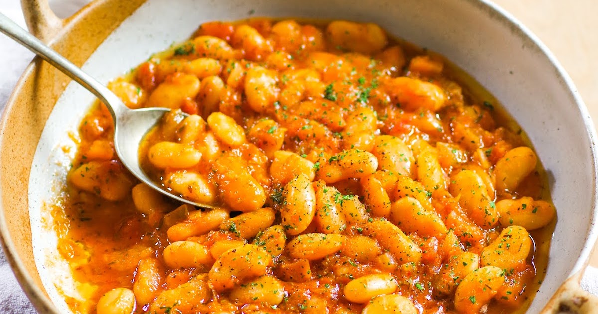 Instant Pot Greek Style Butter Beans Euphoric Vegan