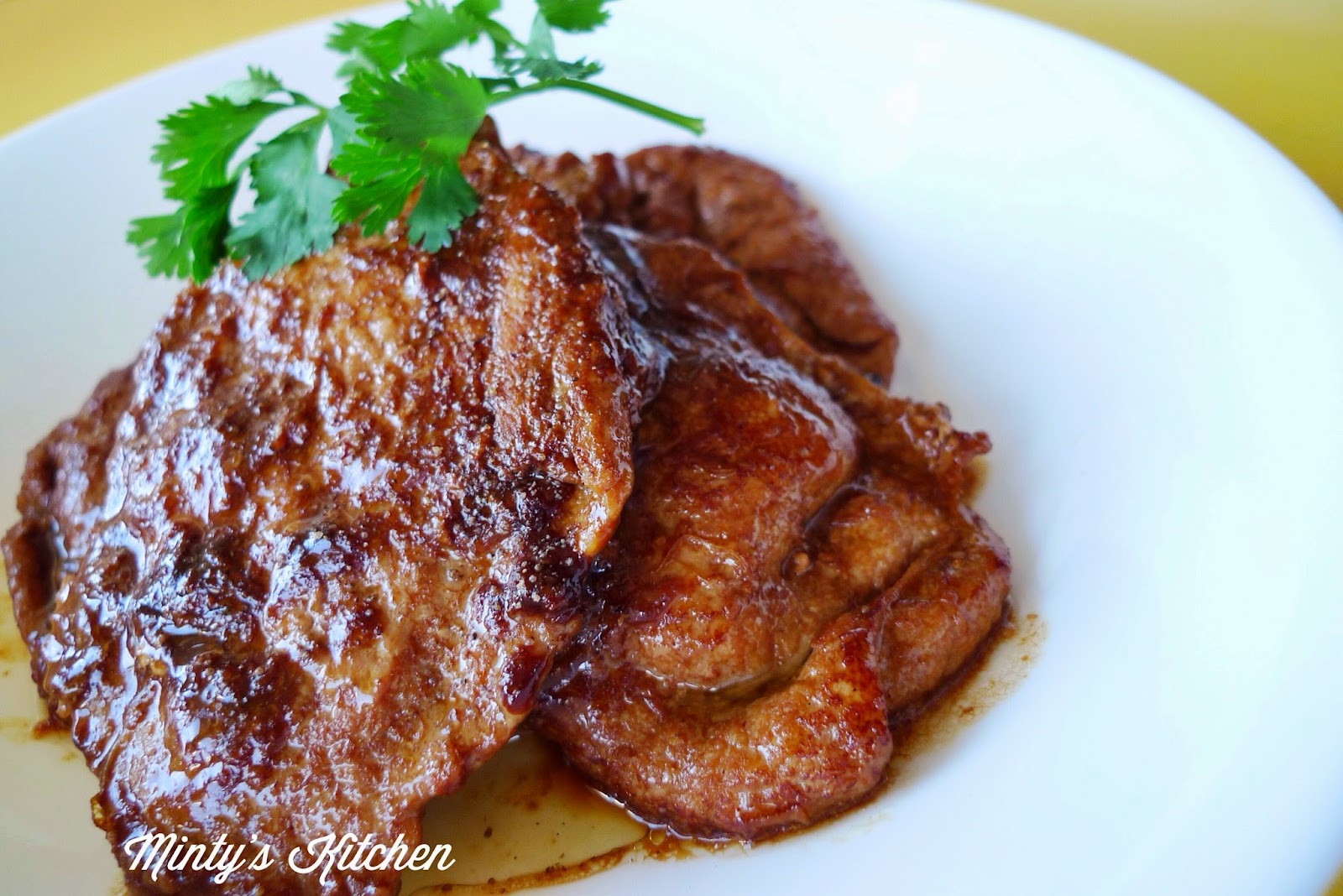 Minty's Kitchen Pork Shogayaki (Ginger Pork)