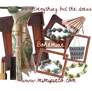 Bohemian folklore scarf fashion