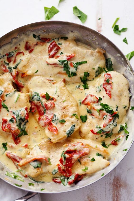 Creamy Lemon Chicken Piccata 50 Healthy Chicken Dinners for the Best Weeknights Ever. Skip the store-bought rotisserie chicken tonight.