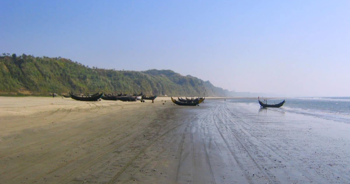 Largest sea beach in the world