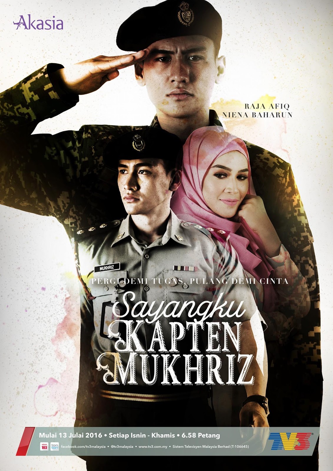 Drama Sayangku Kapten Mukhriz [Slot Akasia TV3] - DRAMA MELAYU ONLINE 2020