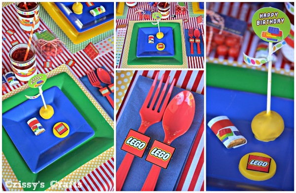 Lego Inspired Birthday Desserts Table & Party Ideas - via BirdsParty.com