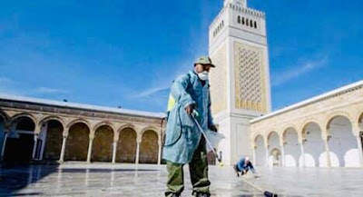 عاجل وبالصور.. مساجد المغرب تستعد لإستقبال المصلين غدا الأربعاء .بعدما ظلت مغلقة منذ مارس الماضي بسبب كورونا ✍️👇👇👇