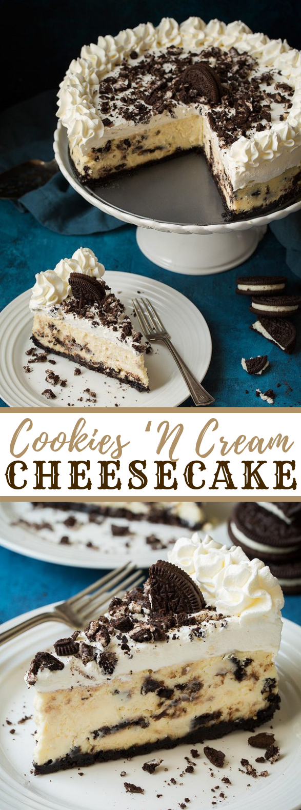 Cookies ‘N Cream Cheesecake #desserts #cake Cookies ‘N Cream Cheesecake #desserts #cake