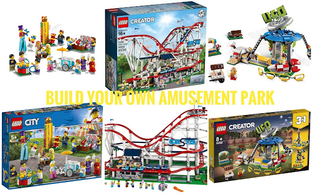 Build your own amusement park with LEGO