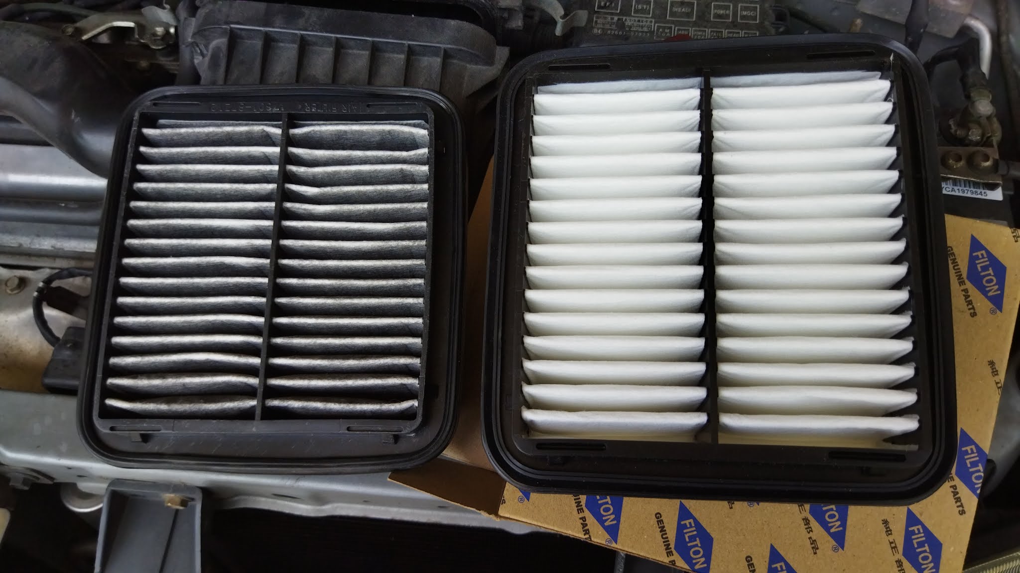 Life Begins at Forty Menukar penapis udara (air filter) kereta Perodua