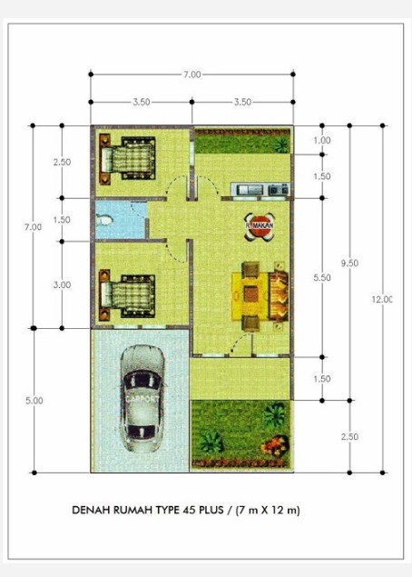 small 2 bedroom house plans and designs