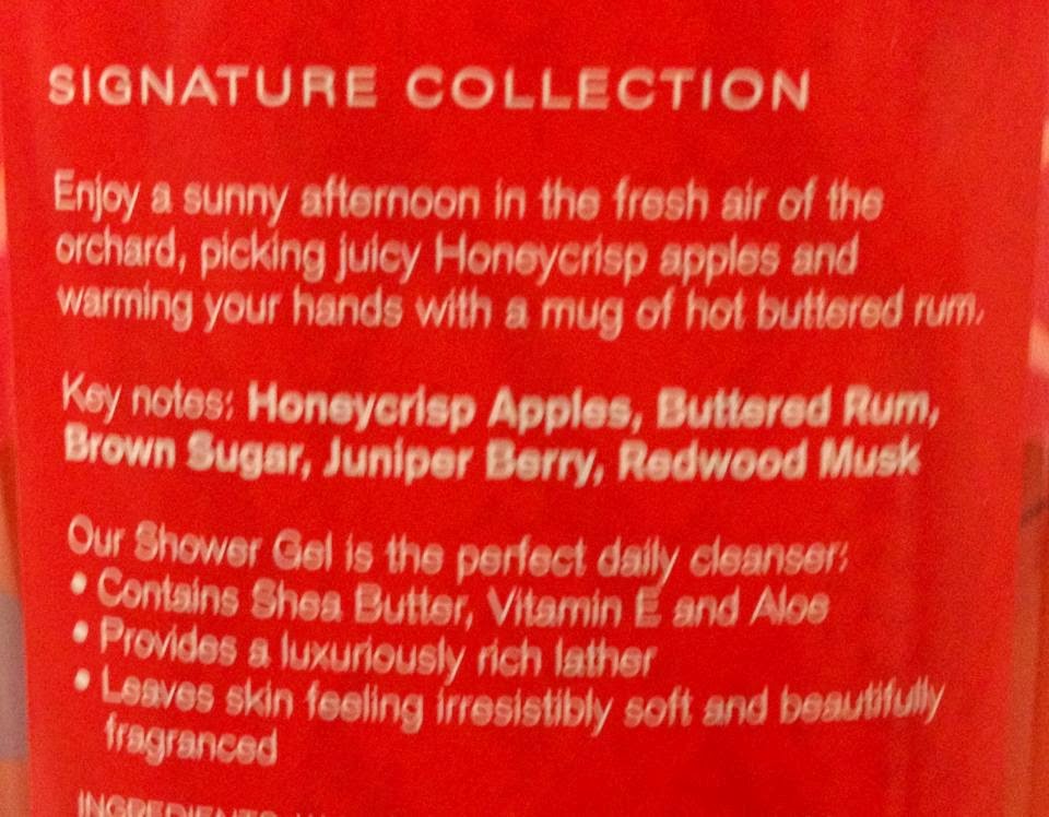 Life Inside the Page Bath & Body Works Honey Crisp Apple & Buttered