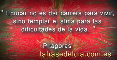 Resultado de imagen para Frases de Pitagora