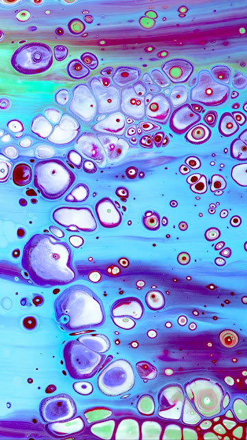 Abstract Bubbles Painting Wallpaper Hd