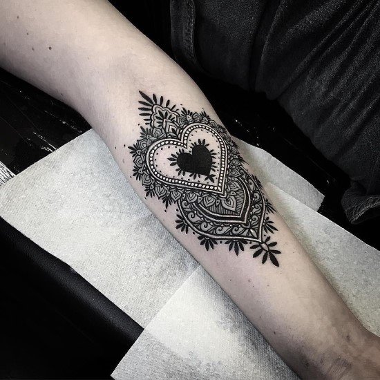 Tatuagens de coração Tatuagens de coração