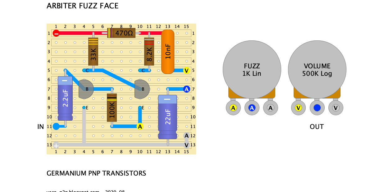 Guitar Effects Vero Point to Point Tag Board Layouts ARBITER