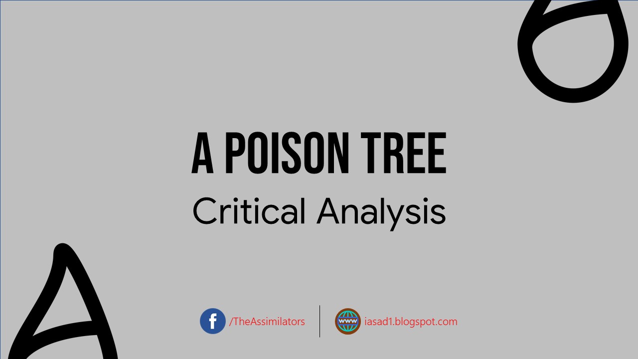 Critical Analysis - A Poison Tree