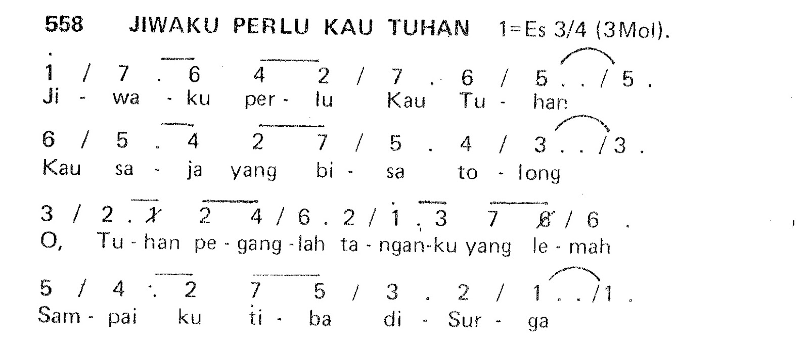 Nafiri Kemenangan: 558. Jiwaku Perlu Kau Tuhan