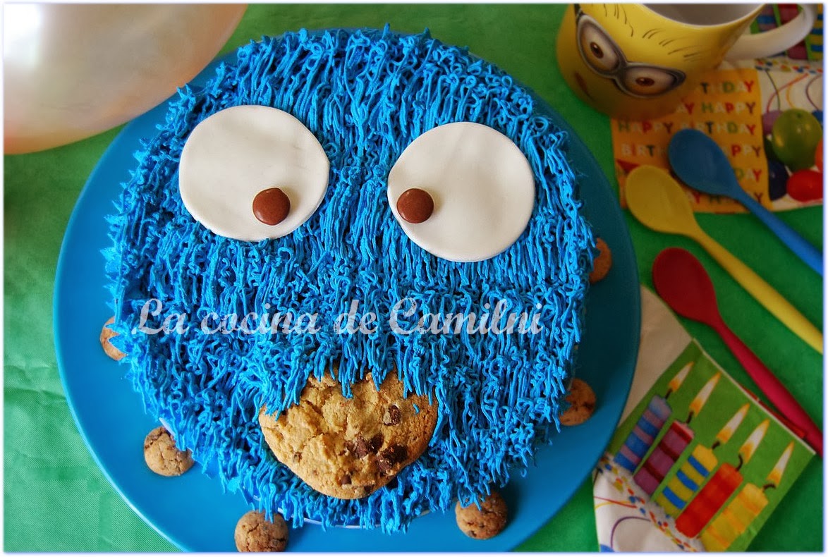 Tarta monstruo de las galletas (La cocina de Camilni) Tarta monstruo de las galletas (La cocina de Camilni)