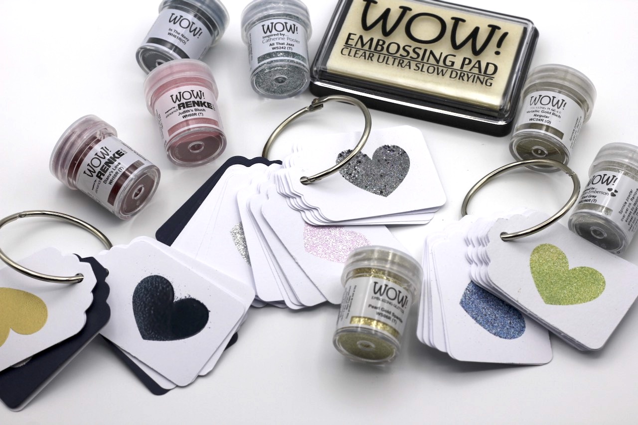 Video embossing powders info for beginners with Kate