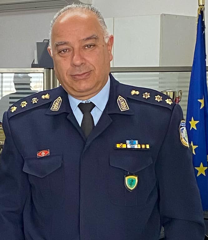 Ο Αστυνομικός Διευθυντής Κορινθίας κος Χαράλαμπος Τετράδης