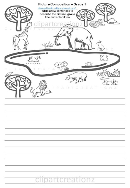 Picture comprehension - Grade 2 - Wild Animals