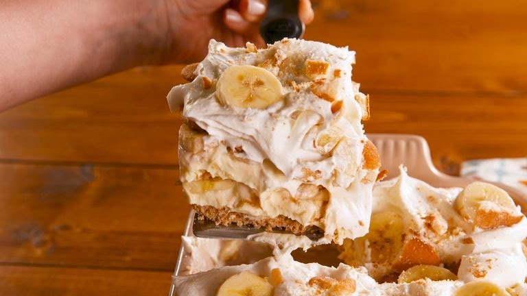 Banana Pudding Lasagna Recipe Joki S Kitchen