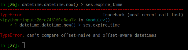Django model 遇到datetime 物件比對問題。 Django Model 遇到Datetime 物件比對問題。