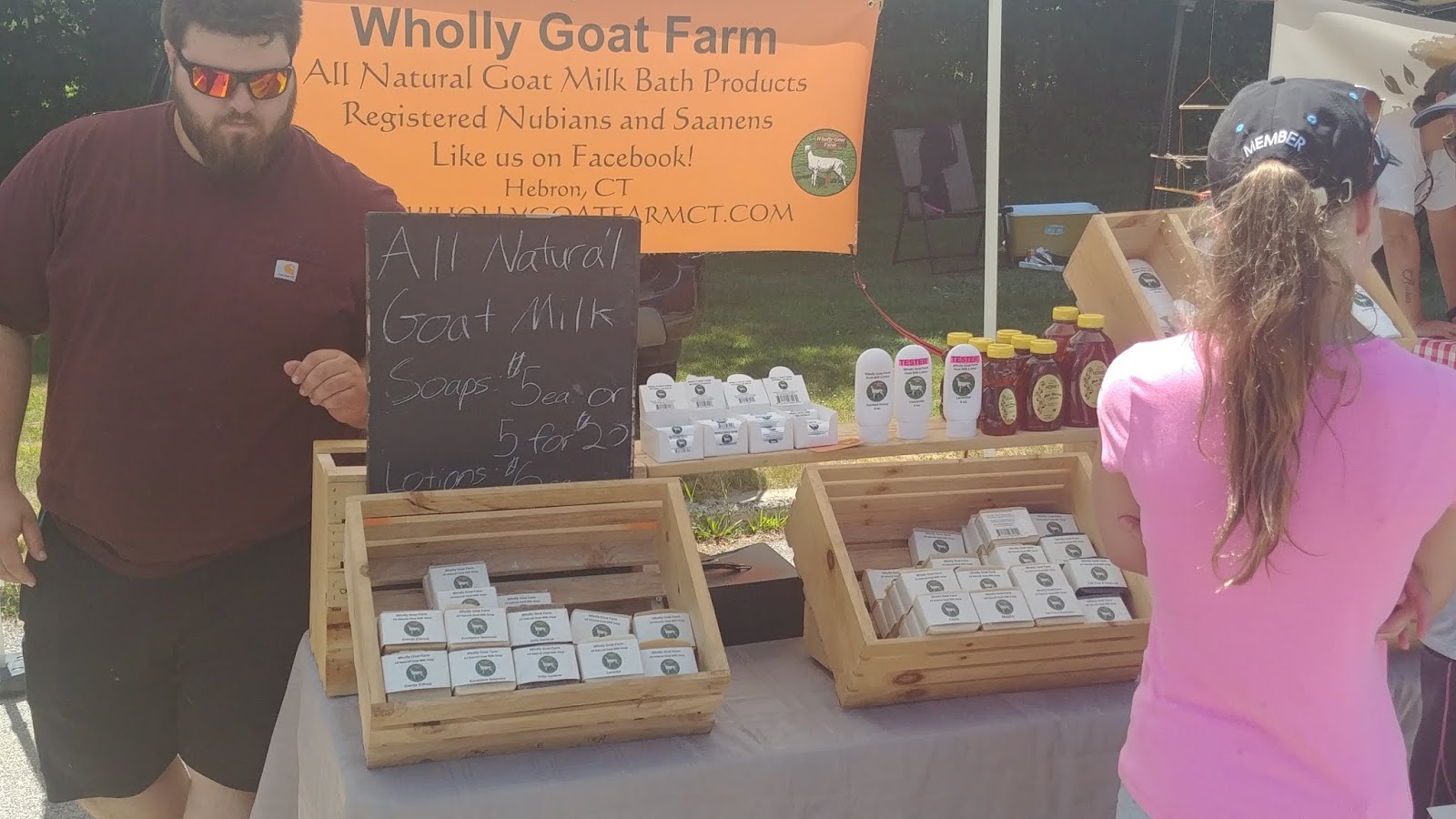 The Hebron Harvester Come to the Hebron Farmers and Crafters Market