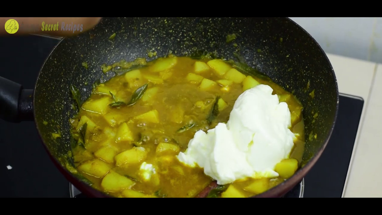 Potato Curry Recipe Potato Curry With Yogurt Aloo Curry Amma