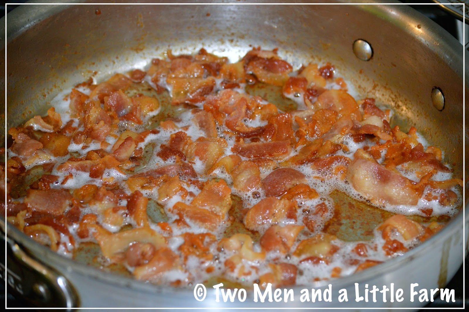 Two Men and a Little Farm GREEN BEANS WITH HEIRLOOM TOMATOES AND BACON RECIPE