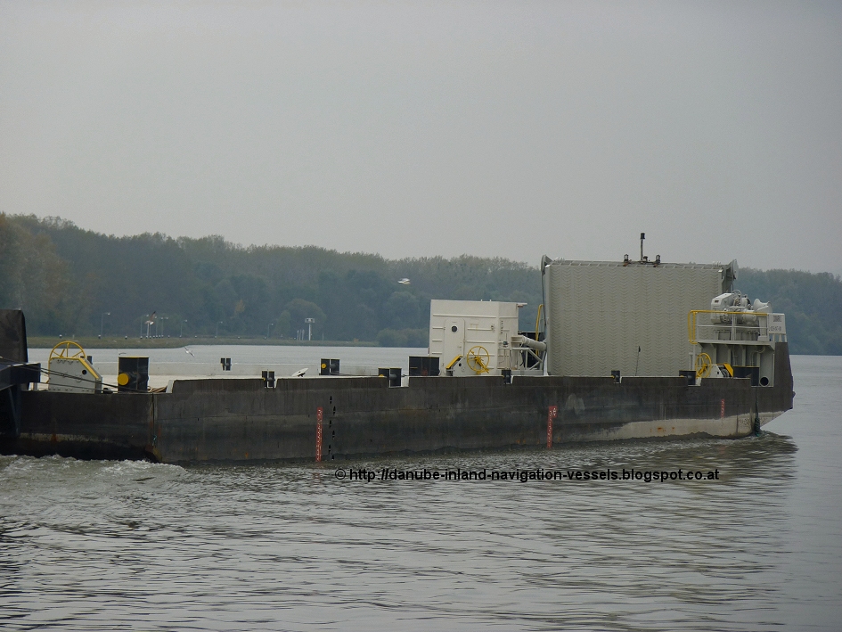Danube River Inland Water Cargo Vessels: RoRo-Barge DOMARIN 2