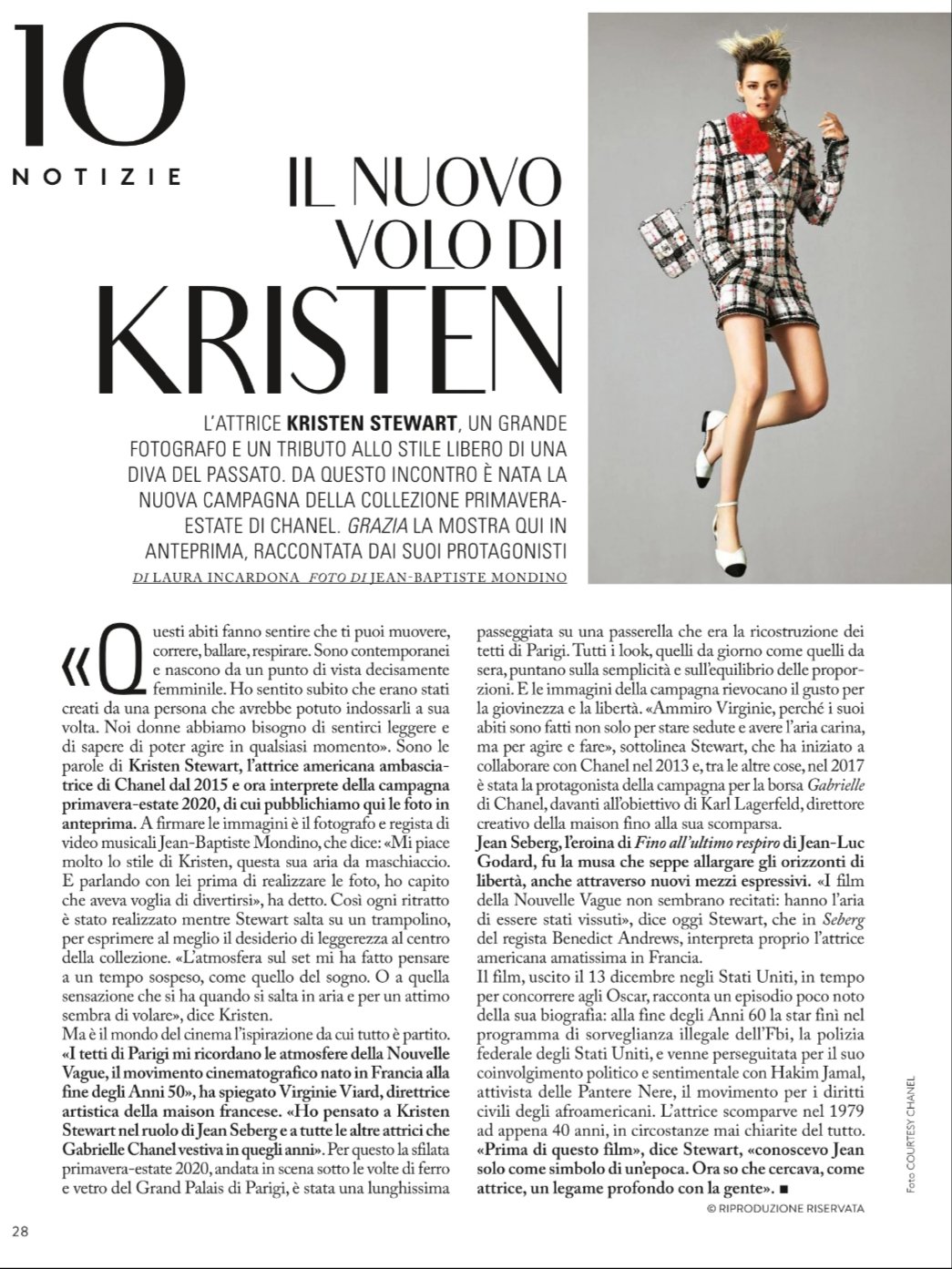 Kristen Stewart para a Grazia Itália - Portal Robsten BR