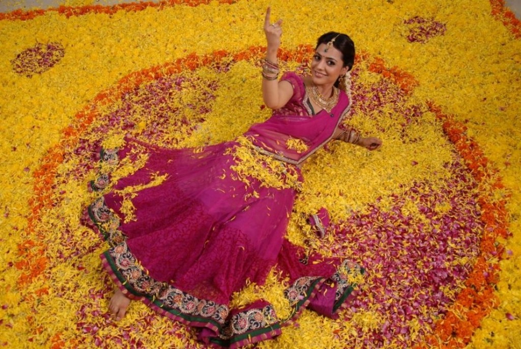 Nisha Agarwal in pink saree