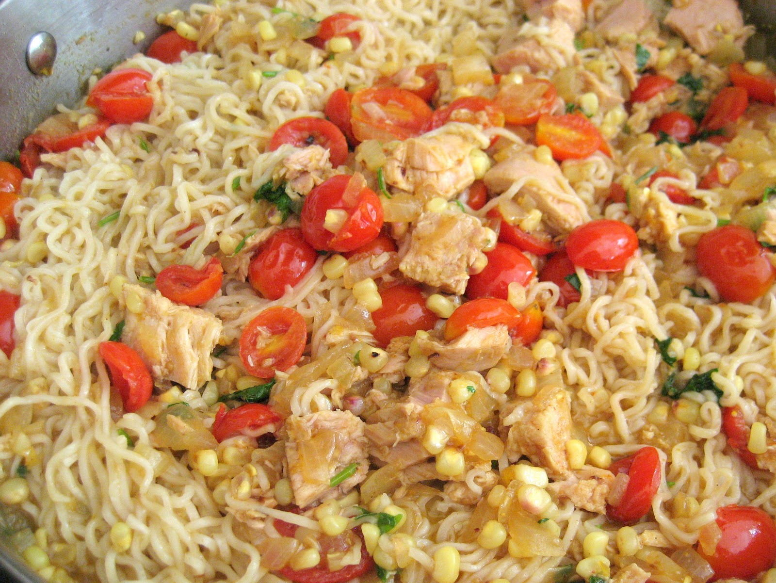 Food my companion Maggi noodles with Tuna