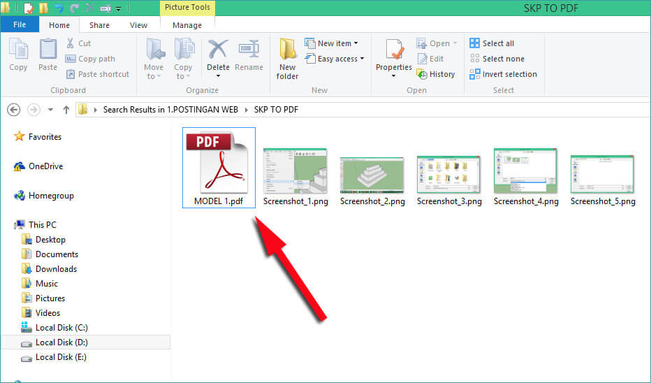 Cara Save SketchUp ke PDF - Anak Arsitektur
