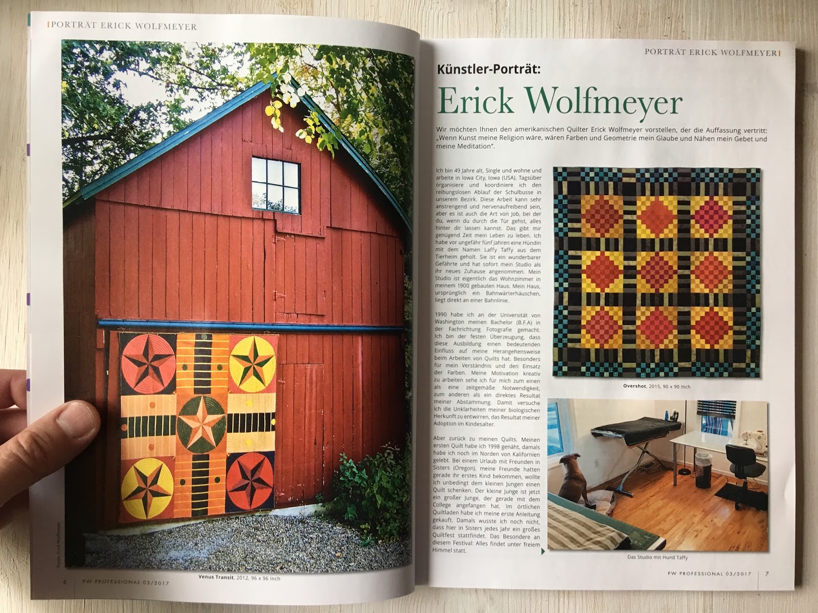 Quilt & Textilkunst Patchwork Professional (German), March 2017