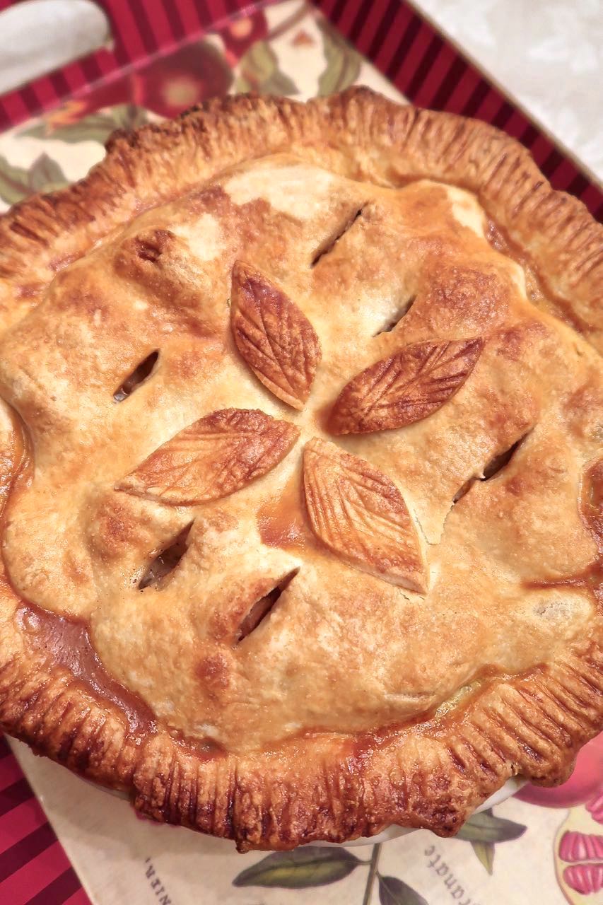 Scrumpdillyicious Ina's DeepDish Apple Pie with Citrus & Spices