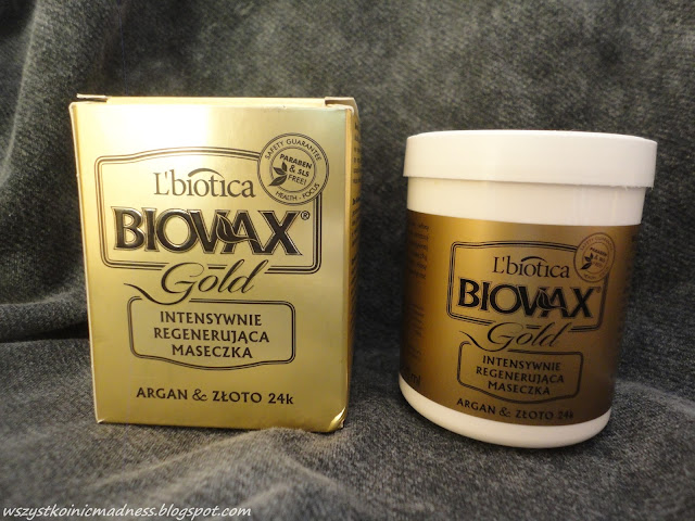 Biovax maska do włosów Gold