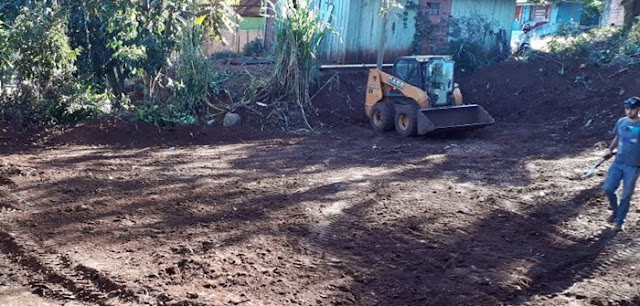 Iretama: Teve inicio os serviços de terraplanagem para construção da casa do Zequinha