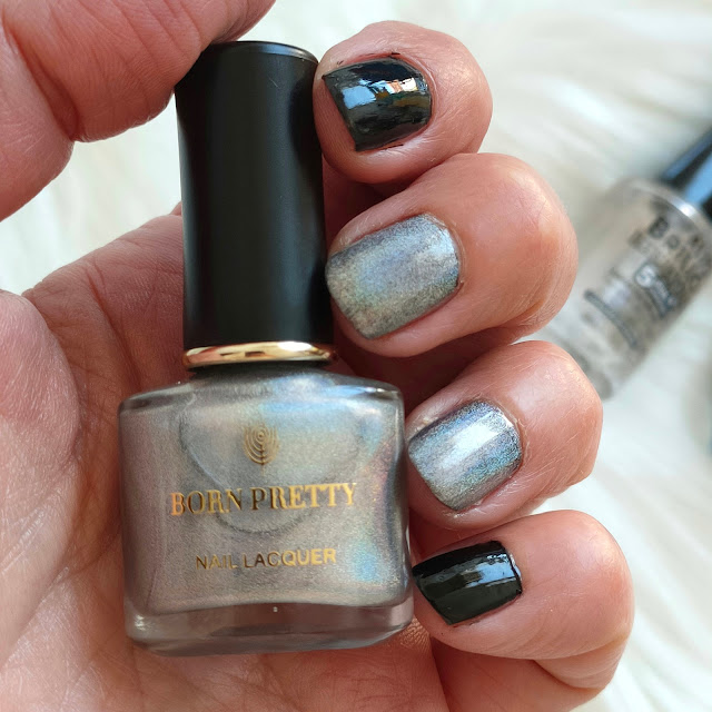 manicura esmalte holográfico Manicuras de otoño: 4 ideas con Born Pretty Store 02