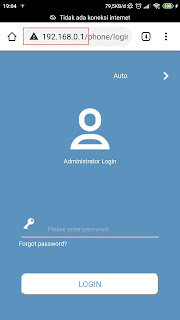 masuk localhost totolink menggunakan ip