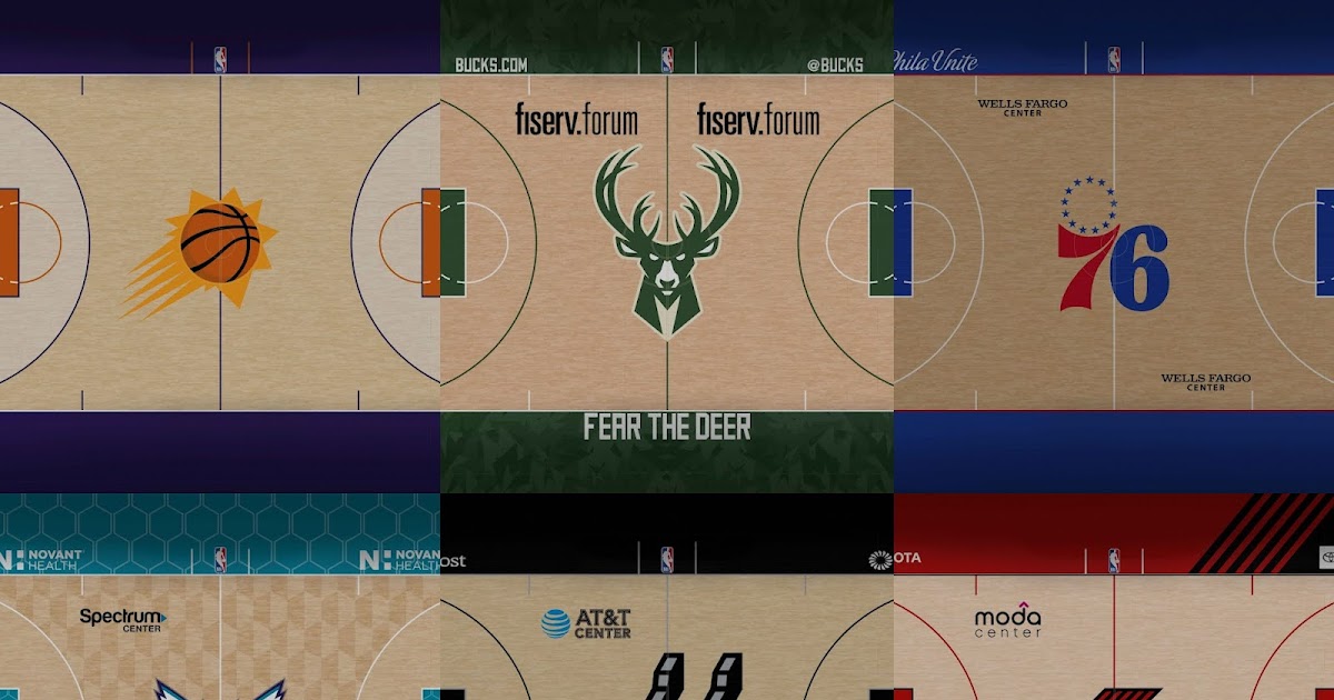 20212022 Official 30 Teams Courts And Arena Extracted From 2K22 [2K21