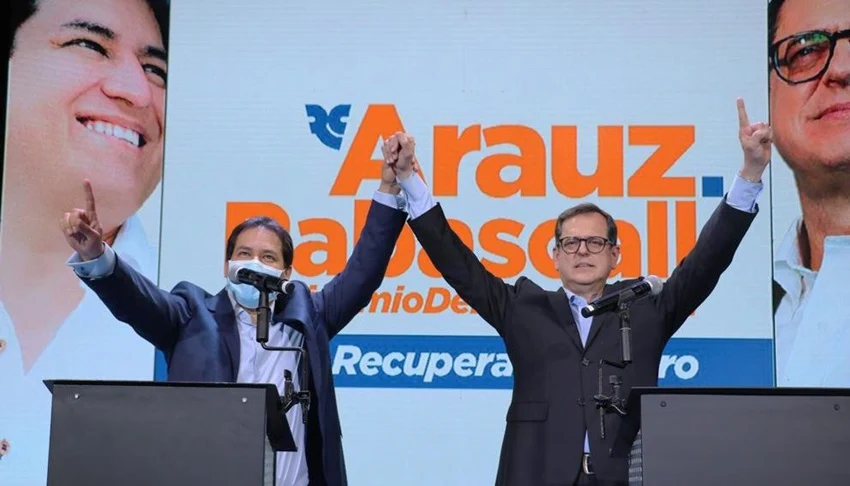 Andrés Arauz y Carlos Rabascall