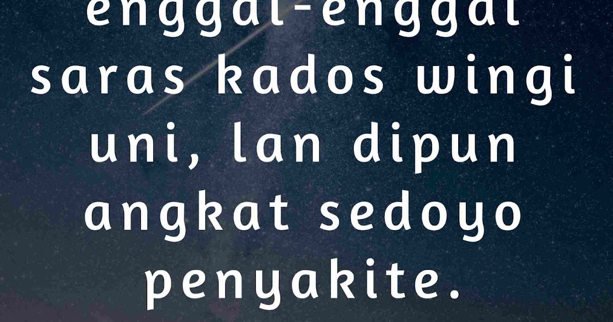 Doa Selamatan Boso Jowo Jawaban Soal Terbaru