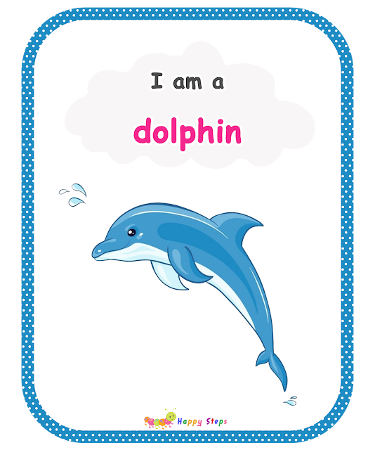 Guessing Game for Kids -  Who am I - I am an dolphin