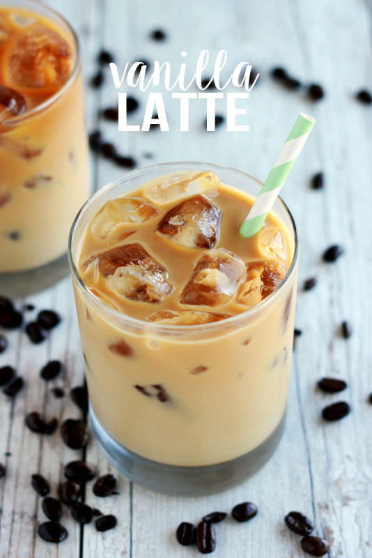 Iced Vanilla Latte Delicious Cuisine Recipes