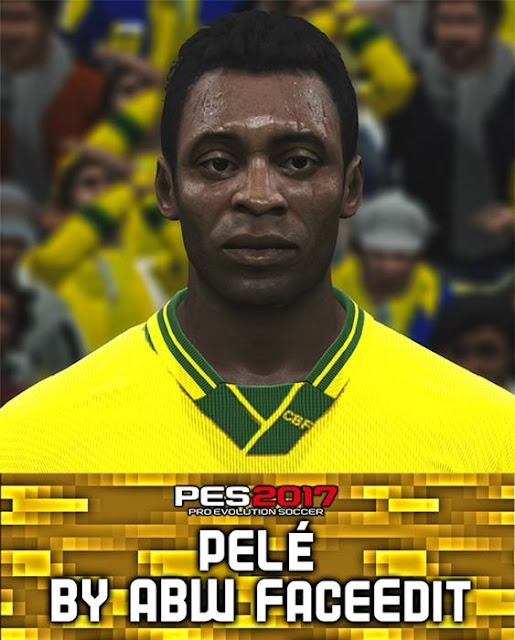 Pelé Face (Brazil) - PES 2017 | Patch Pro Evolution Soccer