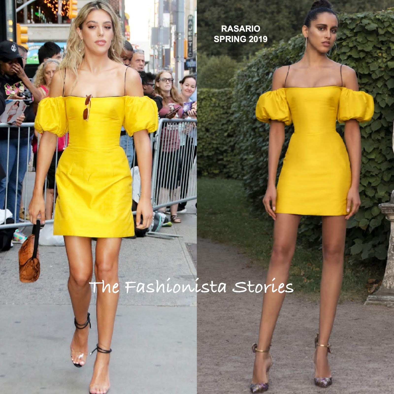 rasario yellow dress