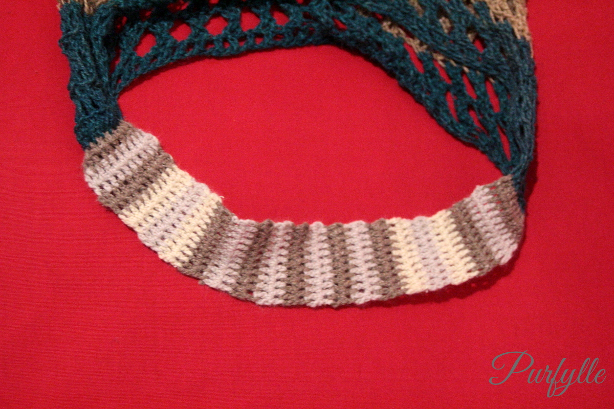 new shoulder strap for crochet string bag