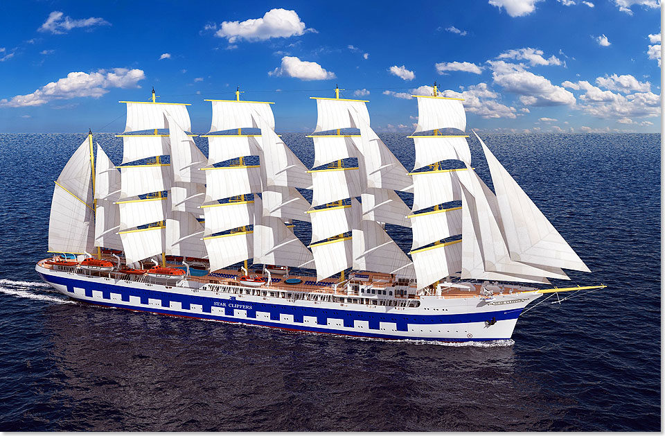 Cruises Star Clippers Weltgrosster Rahsegler Sticht Ab 17 Unter Dem Namen Flying Clipper In See