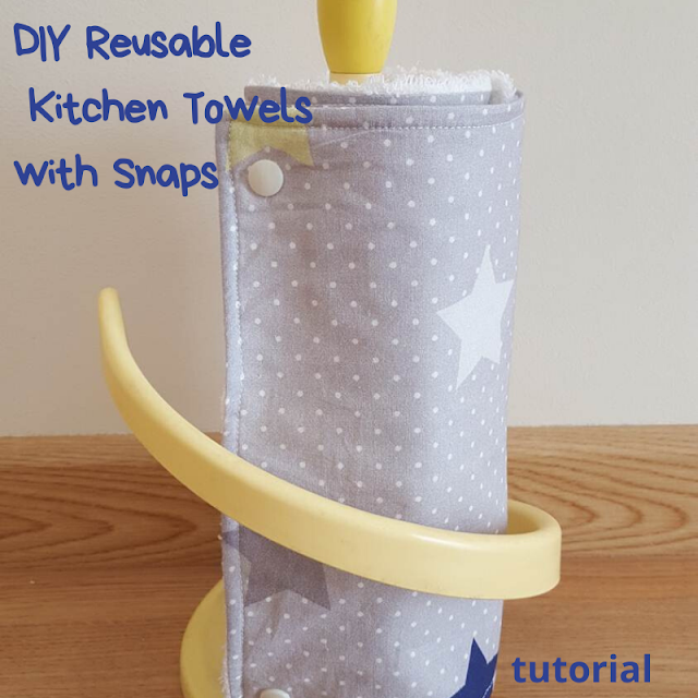 Reusable Kitchen Towels with Snaps Keeping it Real